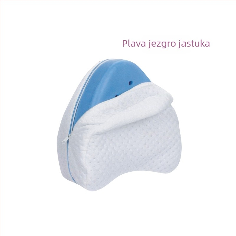 Jastuk za koljeno od memorijske pjene, srcolikog oblika; prilagodljiva obrada; pogodna za djecu, odrasle i starije osobe; materijal: memorijska pjena