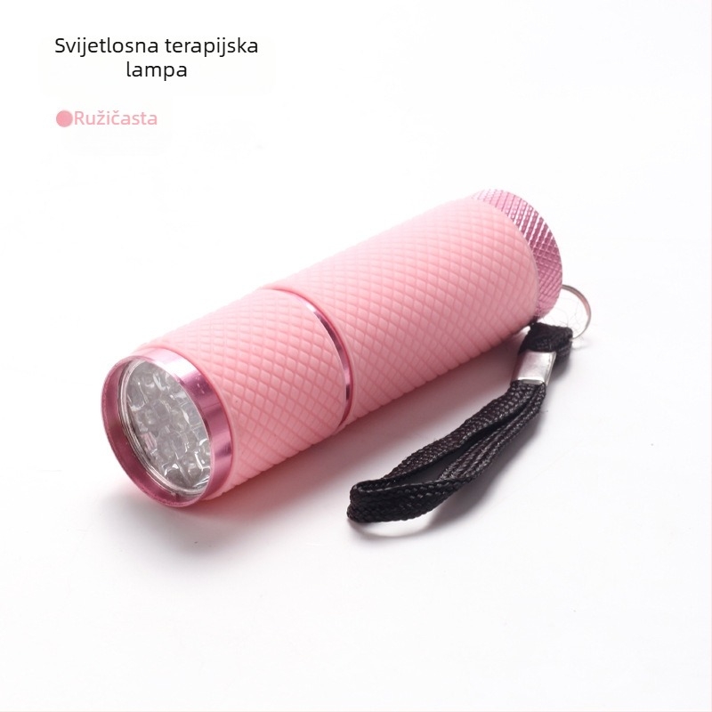 LED mini lampica za nokte za gel lak – brzo sušenje, prijenosna fototerapijska lampica; Model: Flashlight lamp; Marka: Today's Show; Podrijetlo: Yiwu; Neto težina: 40 g.