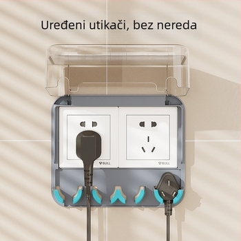 Billion Lai: Prozirni ultra-tanki vodootporni zaštitni poklopac za prekidače i utičnice; materijal PP+PET; ispis logotipa; mogućnost prilagodbe