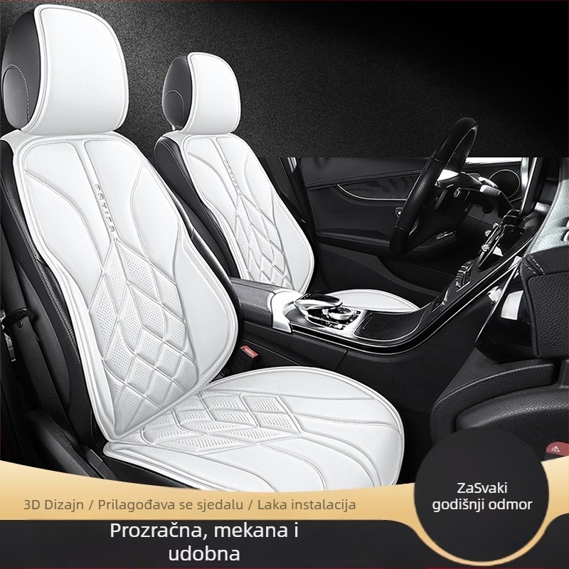 Set jastučnica za sjedala automobila od Napa kože, četiri sezone, višedijelni dizajn