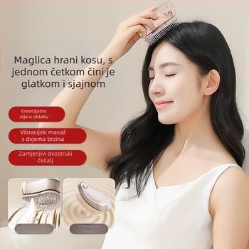 Masažni češalj za kosu, ABS tijelo; 2W snage, 3.7V, 600±50 Hz frekvencija