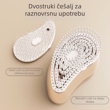 Masažni češalj za kosu, ABS tijelo; 2W snage, 3.7V, 600±50 Hz frekvencija