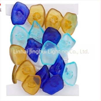 Bakrena žična dekorativna lampa, 20 LED, IP43, napajanje baterijom, temperatura boje 20000K