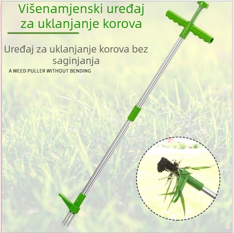 Vrtni alat za uklanjanje korova s aluminijskom cijevi i ABS/PP, ručni alat za uklanjanje korova, Qingcheng Hardware