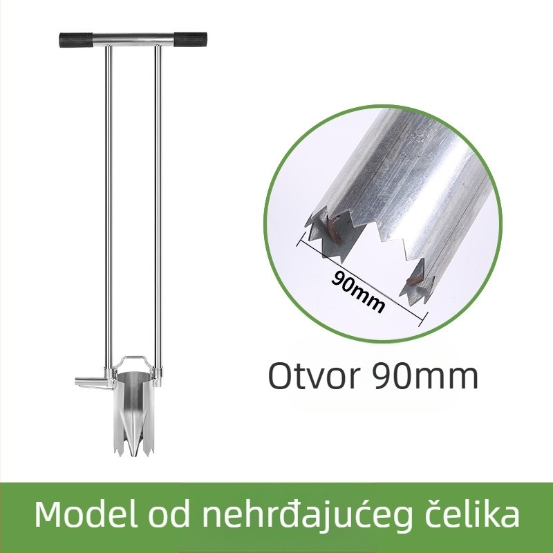 Set alata za presađivanje sadnica, 3-djelni, nehrđajući čelik, Kyushu Garden, za poljoprivredno zemljište