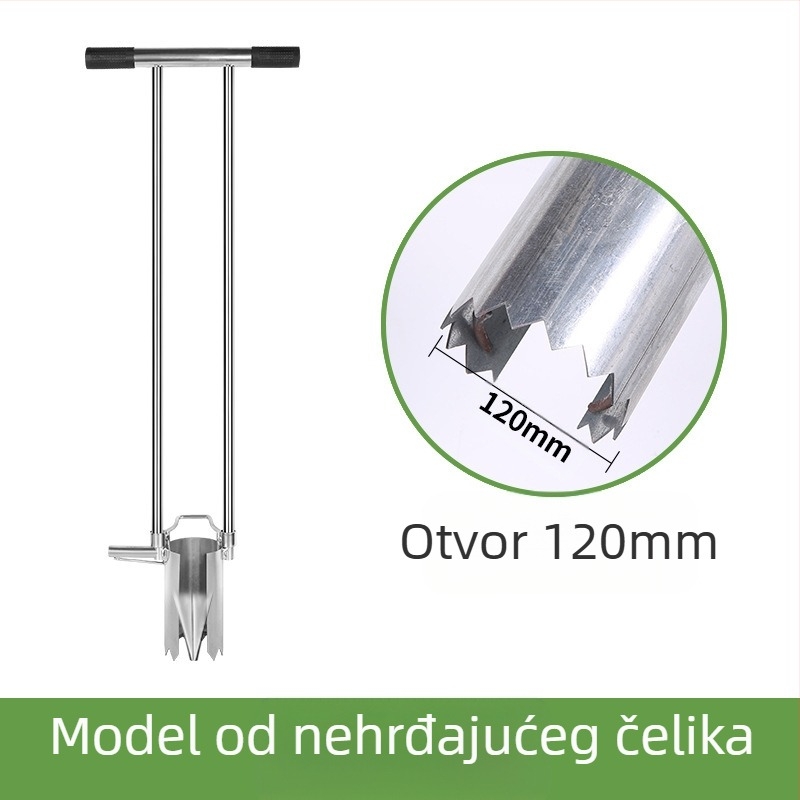 Set alata za presađivanje sadnica, 3-djelni, nehrđajući čelik, Kyushu Garden, za poljoprivredno zemljište