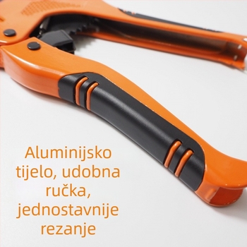 PPR škare za profesionalno rezanje PVC cijevi, rezac cijevi, oštrica SK5 s teflonskim premazom, marka Quanye, stil Light Luxury