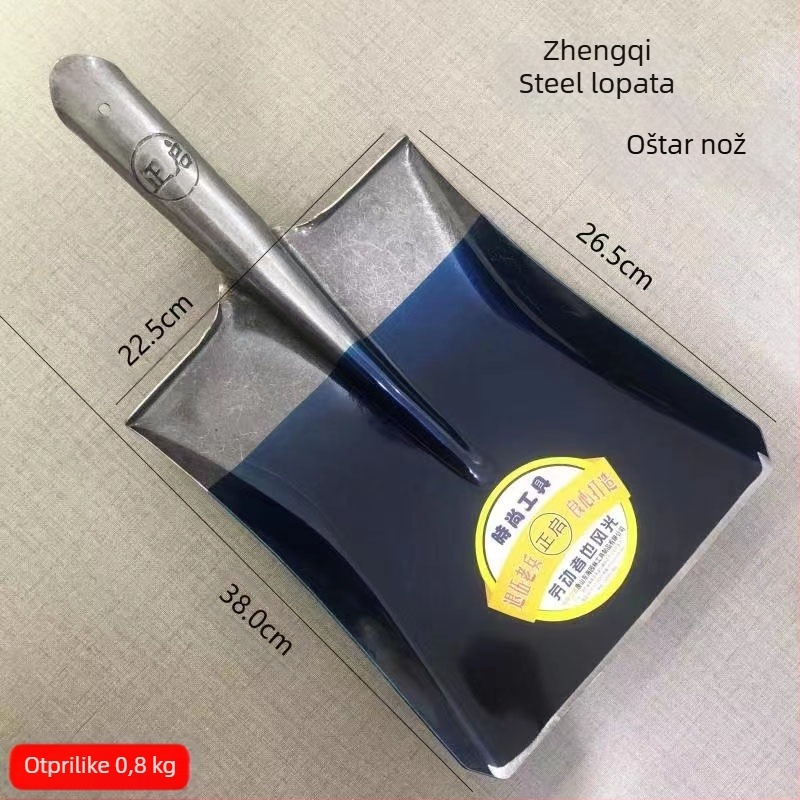 Lopata sa četvrtastom glavom, glava od visokougljičnog čelika, drvena drška, težina glavice 1,9 kg, za poljoprivredu