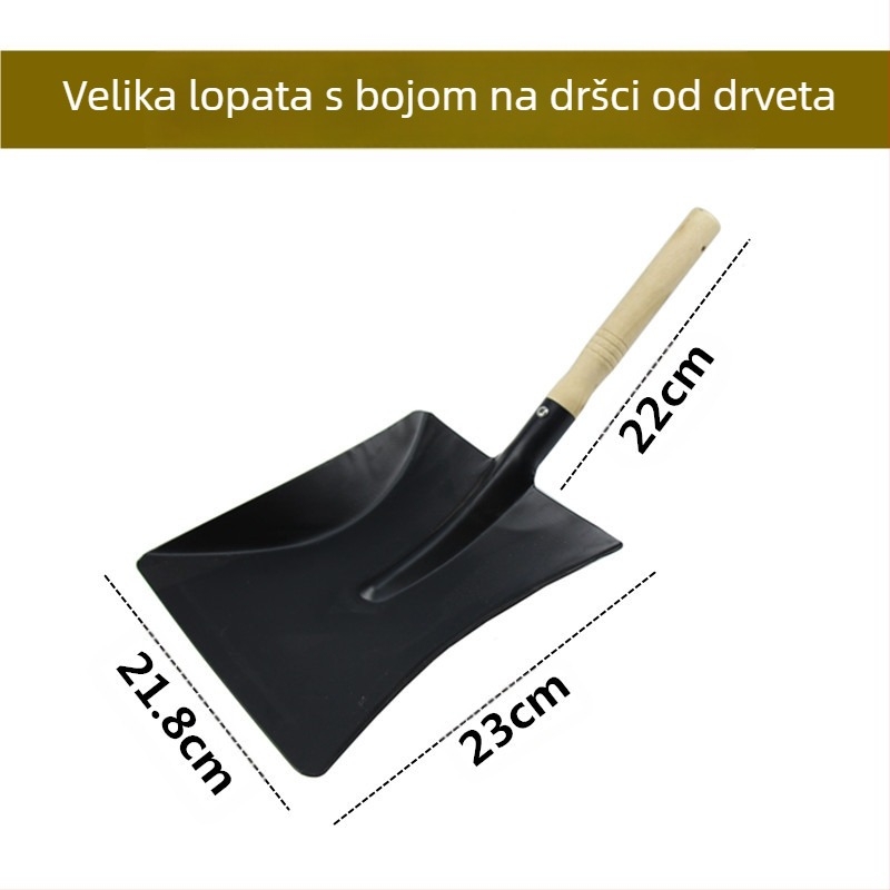 Lopatica za kućno vrtlarstvo – mini lopatica za posude, kvadratni dizajn, funkcionalan mali alat; Materijal: Drugo; Pogodno za kućnu upotrebu