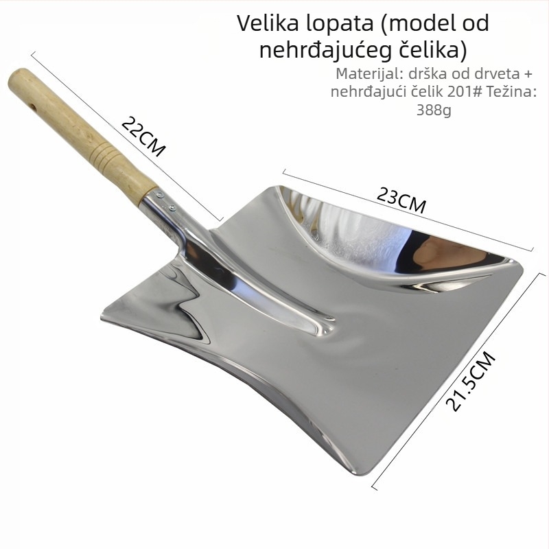 Lopatica za kućno vrtlarstvo – mini lopatica za posude, kvadratni dizajn, funkcionalan mali alat; Materijal: Drugo; Pogodno za kućnu upotrebu