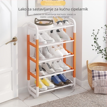 Regal za cipele u I-oblika, 5 slojeva, DIY montaža, materijal: plastika i željezo, moderni minimalistički stil, marka Yale