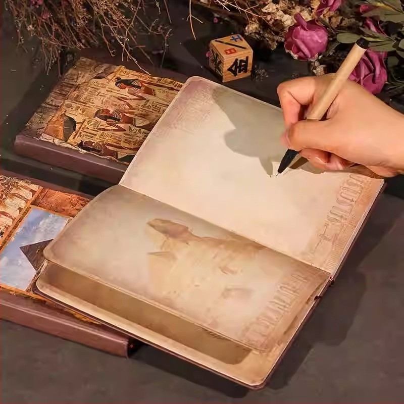 Shimilu Ručni dnevnik s Dowling papirom, 100 g, 50–100 stranica, nostalgični retro stil