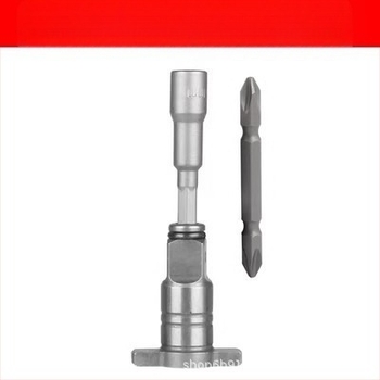 Glava adaptera za električni ključ sa kvadratnim osovinama, dvostruki magnetski pneumatski konektori, konstrukcija od aluminija i lijevanog željeza