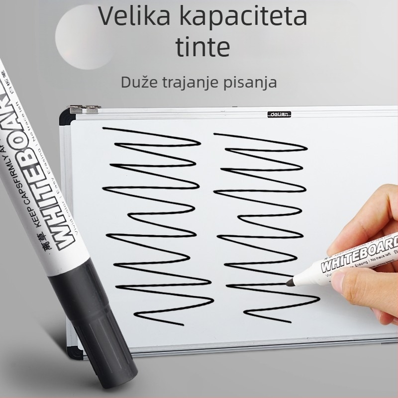 Go Grass LC002S Izbrisivi marker za ploču – na bazi vode, paket 10 kom., plastično kućište, u kutiji