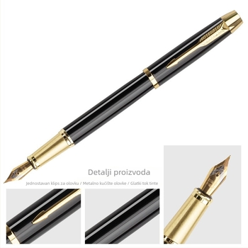 KD209 set olovaka, metalno kućište, iridijev vrh, sustav tinte s kartridžom, tiskani logo