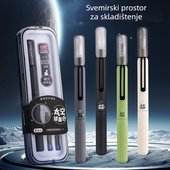 Fontana olovka s kartridžom, EF vrh, iridijumski vrh, magnetska kapica, Space Storage Warehouse model