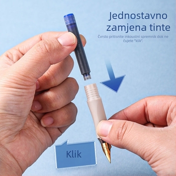 Fontana olovka s kartridžom, EF vrh, iridijumski vrh, magnetska kapica, Space Storage Warehouse model