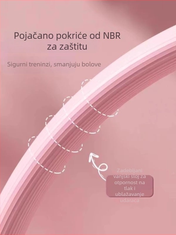 Pilates obruč – TPE materijal – Flame branda – vježbe otpora za noge – trening mišića leđa