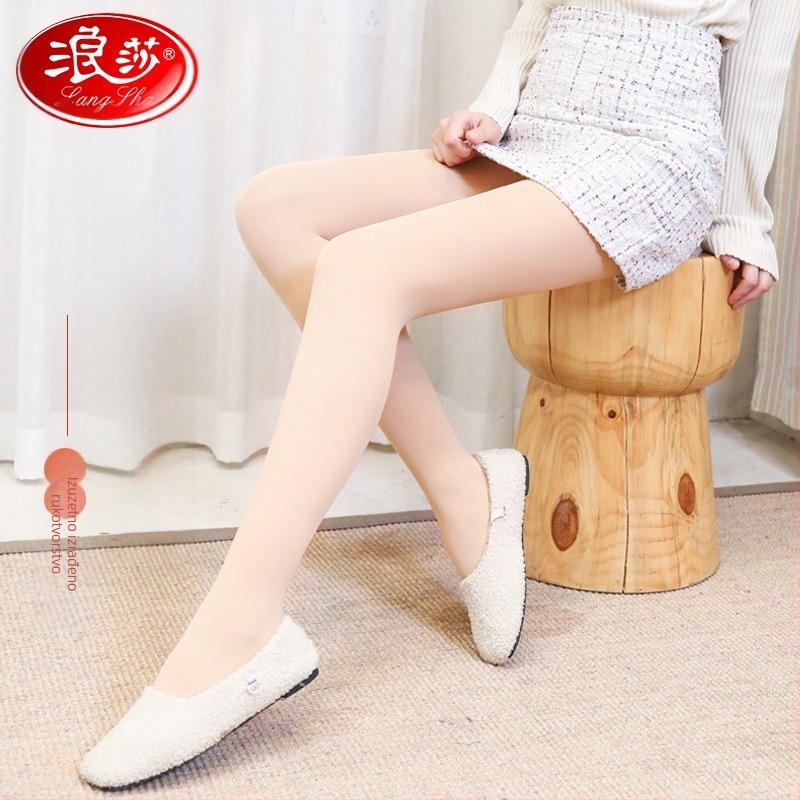 Ženske velvet čarape od najlona, srednje debljine, nevidljive i otporne na kidanje, pune dužine, 90–95% najlona