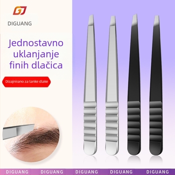 Klešta za obrve od nehrđajućeg čelika — kompaktan alat, 13,5 g