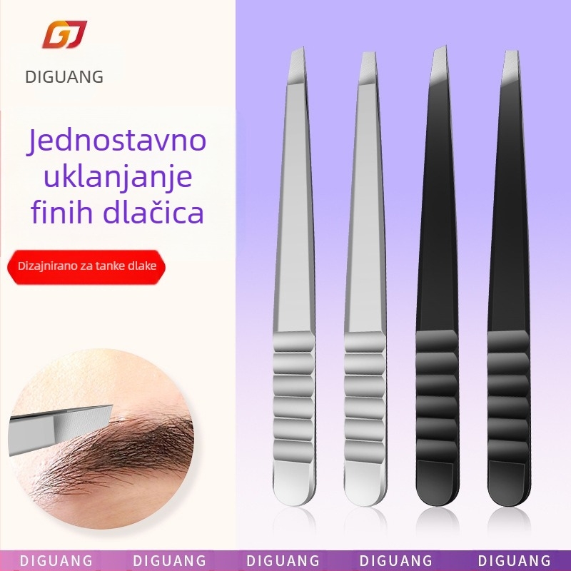 Klešta za obrve od nehrđajućeg čelika — kompaktan alat, 13,5 g