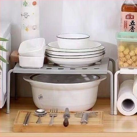 Kuhinja sklopivi skladišni okvir za ormariće i posuđe — plastični višenamjenski organizator za začine