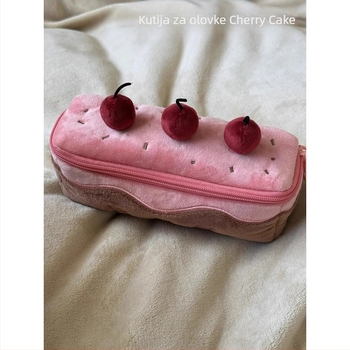 Pernica s motivom torte od trešnje, unisex, poliester, korejski stil