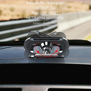Držač za mobitel u auto – legura, 360° rotacija, montaža na ventilaciju zraka