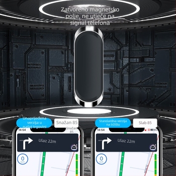Držač za mobitel u auto – legura, 360° rotacija, montaža na ventilaciju zraka
