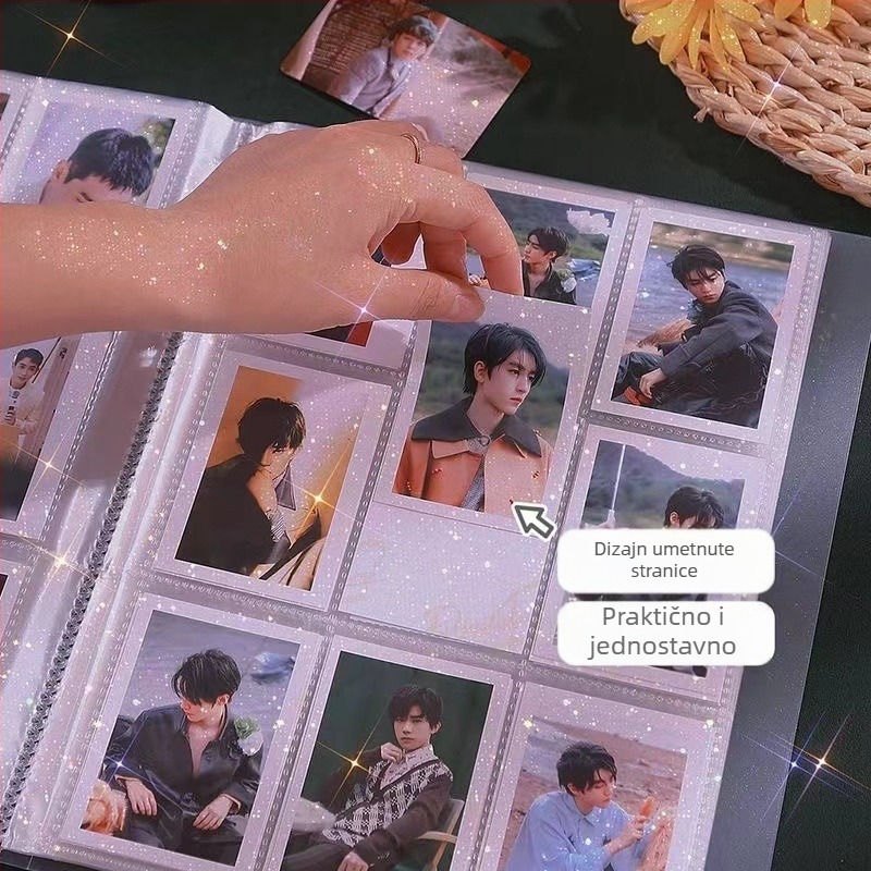 Venia fotoalbum – crtić stil, PP korica, vezanje s 20 prstenova, 14 unutarnjih stranica, prilagodljiva obrada