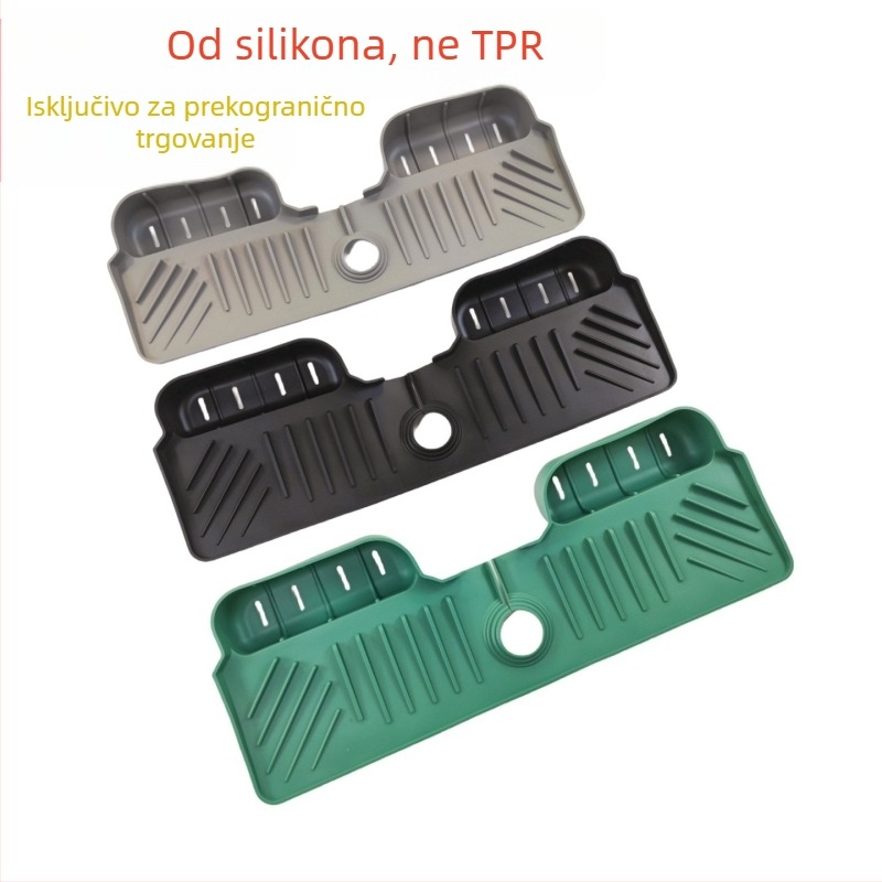 Silikonska podloga za zaštitu od prskanja u sudoperu sa funkcijom skladištenja, težina 215 g, modern dizajn