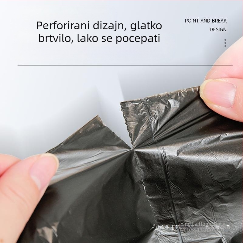 Kućne debeli PE vreće za otpad za kućnu upotrebu - nebiodegradabilne, višekratno upotrebljive