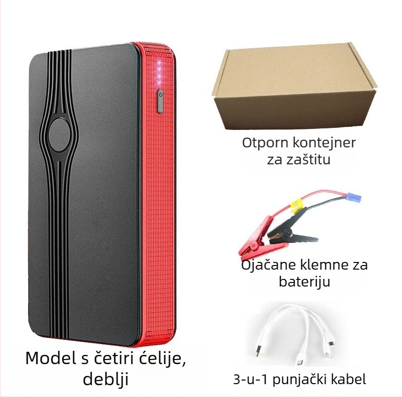 Yitong Century Automobilski Jump Starter Power Bank, 12V Ulaz, 5V Izlaz