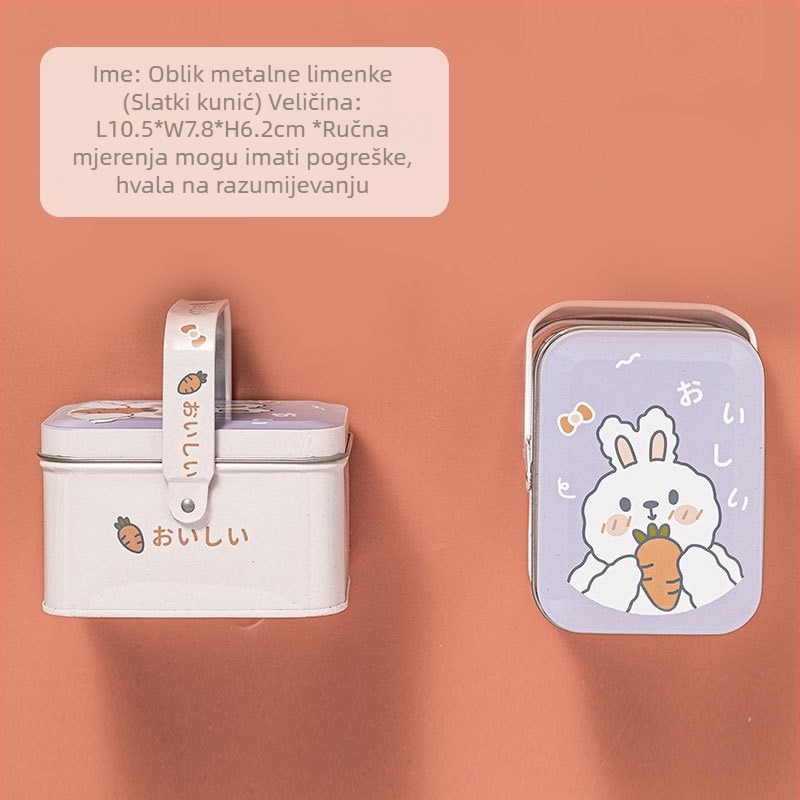 Kutija za skladištenje figura, tinplate, kapacitet 2L, model 201223006, stil nacionalnog trenda