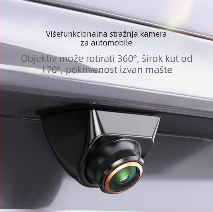 360° panoramska fisheye kamera s metalnim kućištem, 600TVL, AHD/CVBS, 12V