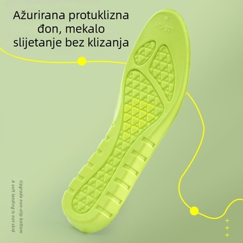 PU sportske uloške za tenisice, visoka elastičnost i apsorpcija udara, memorijska uloška, cijela uloška