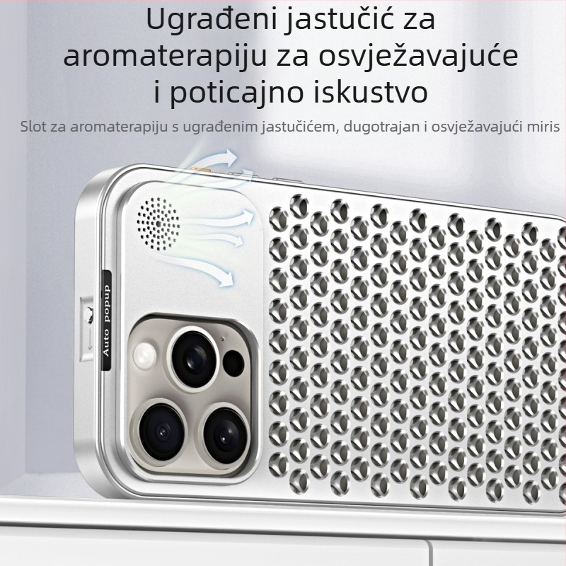 Metalno čvrsto kućište za iPhone 12/13/14 seriju – graviranje, otpornost na udarce, disipacija topline, zaštita od padova