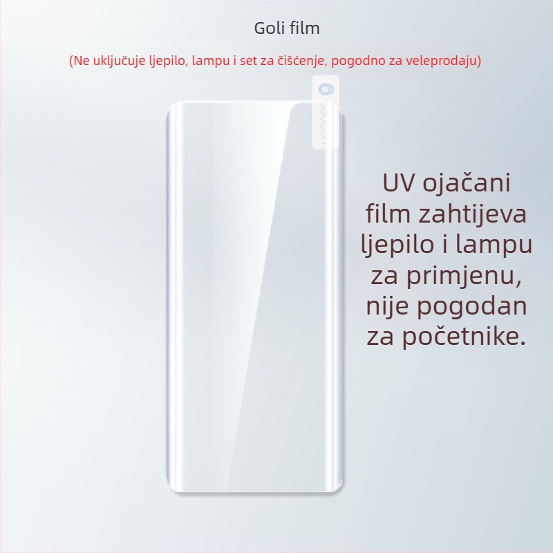 Kaljeno staklo za prednji ekran Samsung S24 Ultra, kompatibilan s S23 Ultra/S22 Ultra, HD jasnost, UV premaz, otporan na otiske prstiju, zaštita od pada