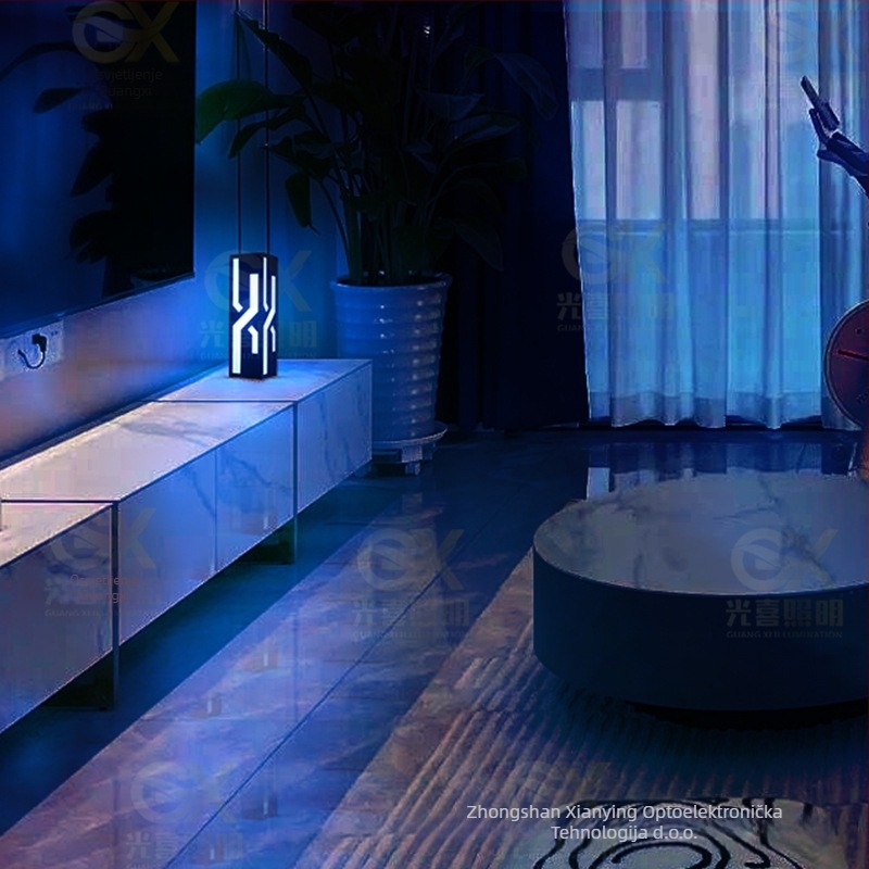 RGB atmosfera lampica za spavaću sobu i stolni radni prostor, cyberpunk stil, USB napajanje, kontrola putem APP-a