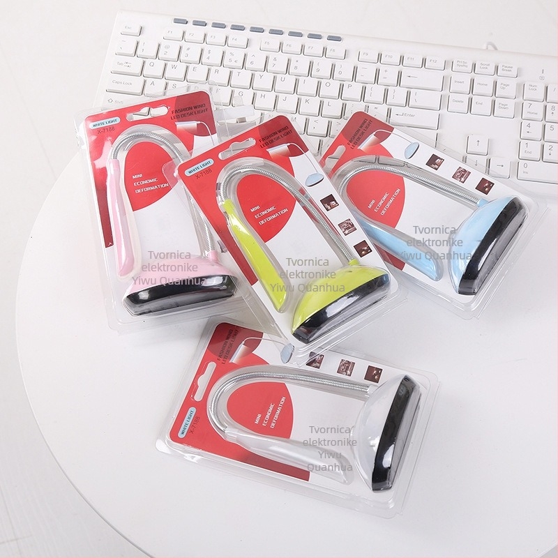 Lampa za zaštitu očiju na stolu, sklopiva mini lampa za učenje, plastično sjenilo, osvjetljenje razine AA, CRI 80–89, ≤36V, 360° okret