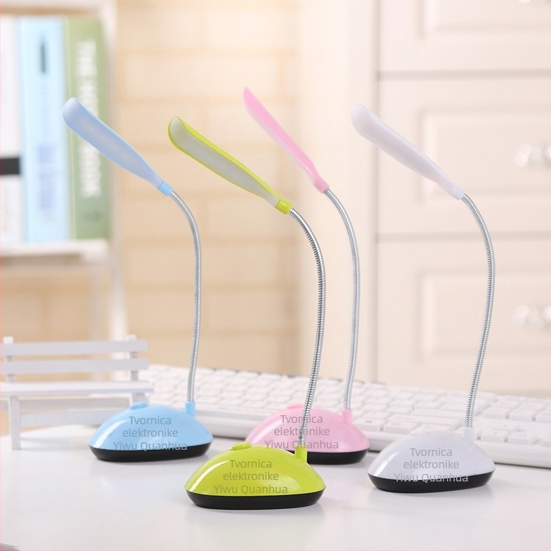 Lampa za zaštitu očiju na stolu, sklopiva mini lampa za učenje, plastično sjenilo, osvjetljenje razine AA, CRI 80–89, ≤36V, 360° okret