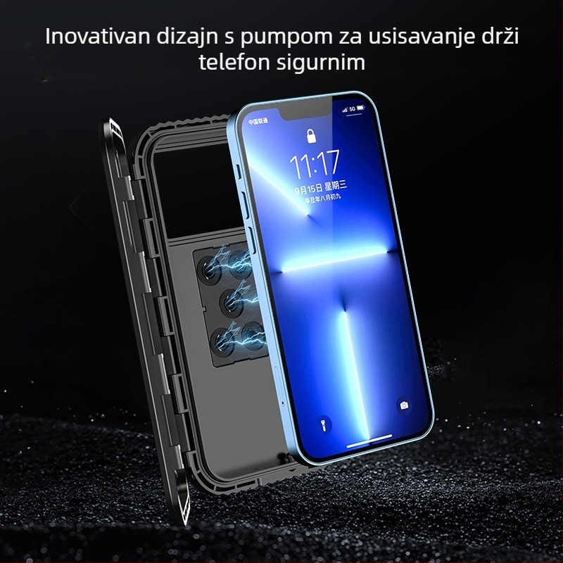 Road Myers vodootporni držač telefona za bicikl, motor i električno vozilo; Materijal: plastika; Univerzalna kompatibilnost s mobitelima; Mogućnost prilagođene privatne oznake