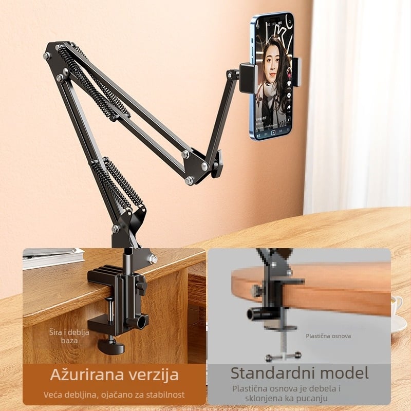 Stolni nosač za telefon/tablet — legura izrade — prilagodljiv — opći stil