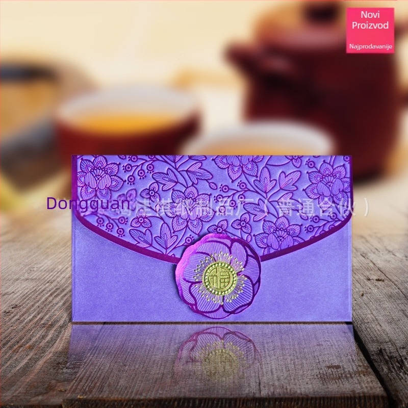 Novčana omotnica u stilu novčanika, brend Happy, posebni papir, otisak logotipa, za proljetni festival