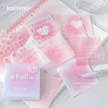 Planwith RosyPosy Soft Blush Višefunkcijske bilješke – Bilješke za atmosferu – Brick papir stil – IP: Ne