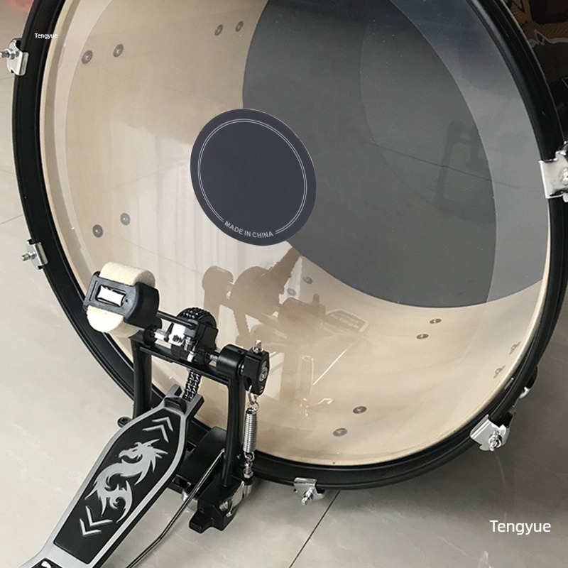 Patch za ojačanje membrane basa bubnja, zaštita od trenja, zaštita pedale (jednostavna i dvostruka)