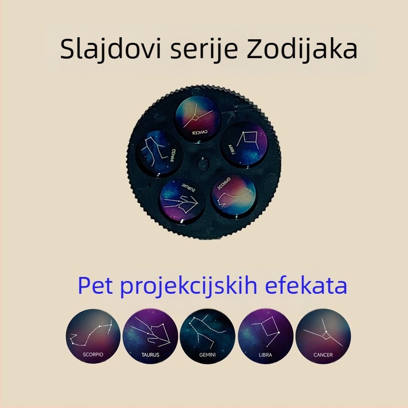 USB napajana lampa za projekciju zvjezdanog neba – stolna noćna svjetiljka