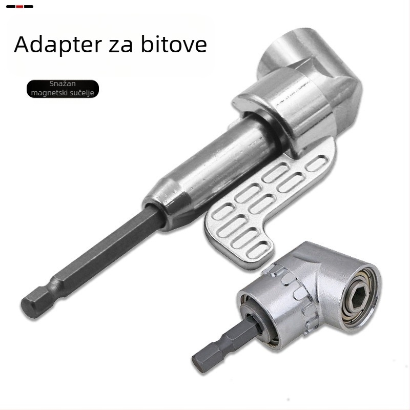 105° kutni adapter za odvijač za bušilicu, krom-vanadij čelik, marka: Other