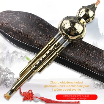 Hulusi - marka Good luck - materijal: Drugo - pakiranje oko 45 cm - prikladno za glazbeni instrument