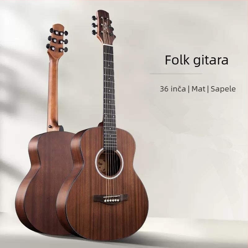 Tie Duo folk gitara YSSBL36/L – Spruce top, Rosewood fingerboard, Closed tuners, Matte finish